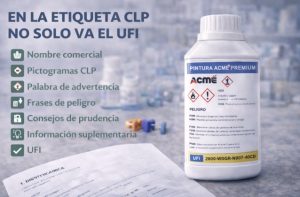 Información obligatoria en la etiqueta CLP según el Reglamento 1272/2008
