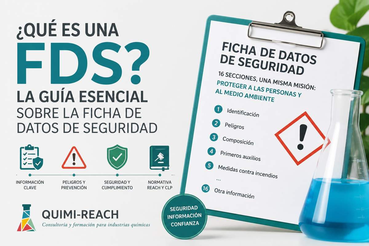 Ficha de Datos de Seguridad FDS para productos químicos según REACH y CLP