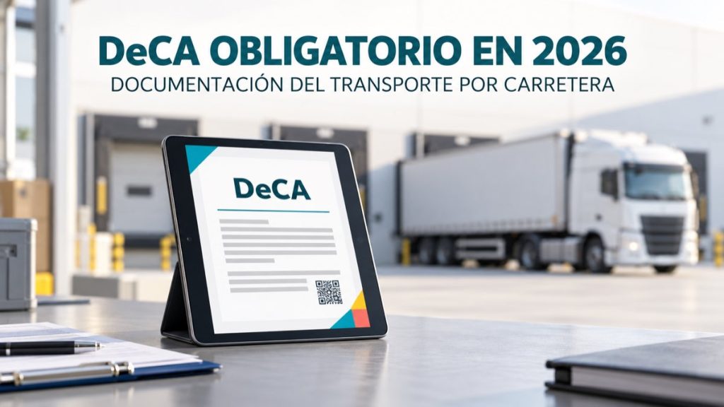 DeCA obligatorio en 2026 y su relación con el transporte ADR