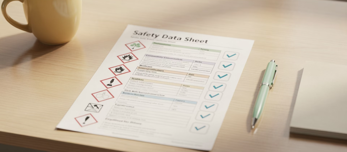 Checklist para verificar Fichas de Datos de Seguridad según el Reglamento UE 2020/878